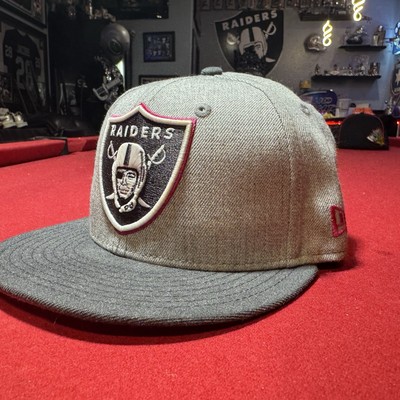 Raiders New Era 59FIFTY Fitted Hat For Brest Cancer Awareness Size 7 1/4