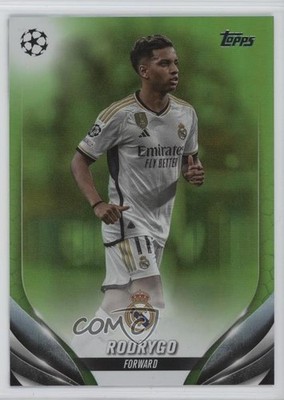2023-24 Topps UEFA Club Competitions Neon Green Foil /199 Rodrygo #168 g2e