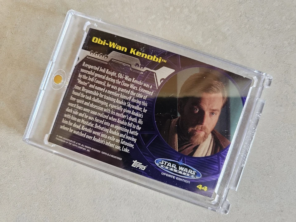 Star Wars Ewan McGregor Obi-Wan Kenobi Autographed Evolution Card Jedi Actor - Image 3 of 3