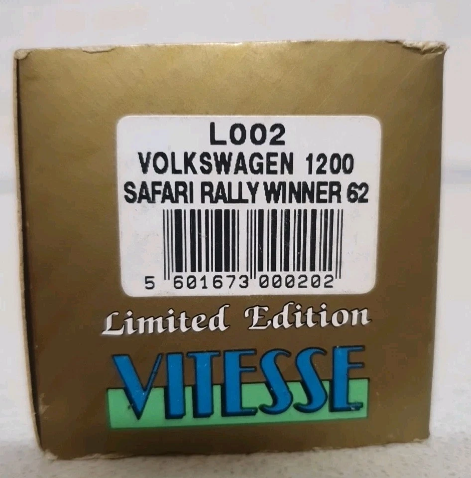1/43 VITESSE WOLKSWAGEN 1200"SAFARI RALLY WINNER" L002. NO BANG BEST PROGETTO K - Immagine 2 di 4