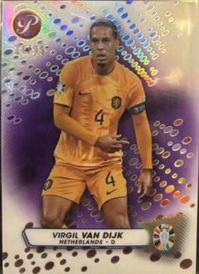 Topps Pristine|Road to Euro 2024|Van Dijk|Purple Refractor /99