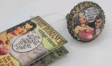 Sweet Romance Ring Credit Card Signed Size 8