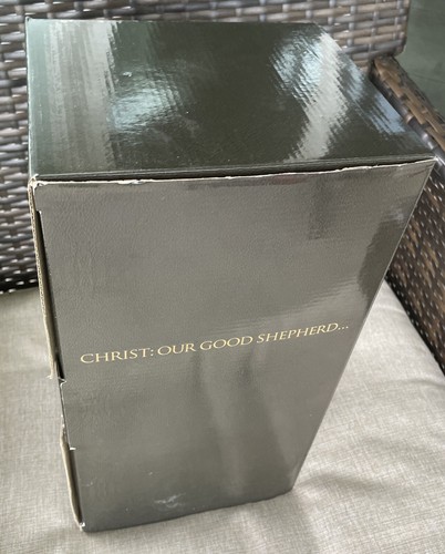 Bronze Finish Resin "Christ: Our Good Shepherd" Statue Sculpture of Jesus 13.5" - Picture 11 of 11