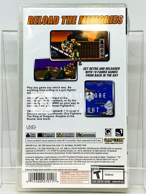 Capcom Classics Collection Reloaded - PSP - Brand New