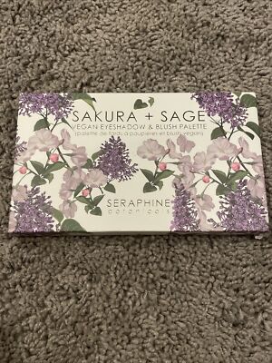Sakura And Sage Vegan Eyeshadow And Blush Palette Sealed New in Box