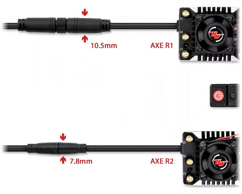 Hobbywing XeRun Axe R2 Brushless ESC + Axe540L R2 2100kV Combo System Modellbau - Bild 4 von 4