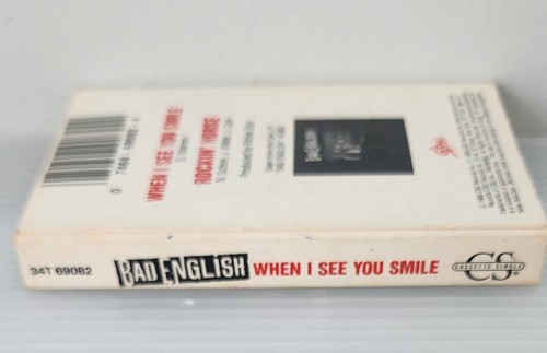 Bad English Cassette Single When I See You Smile / Rockin' Horse - Picture 3 of 5