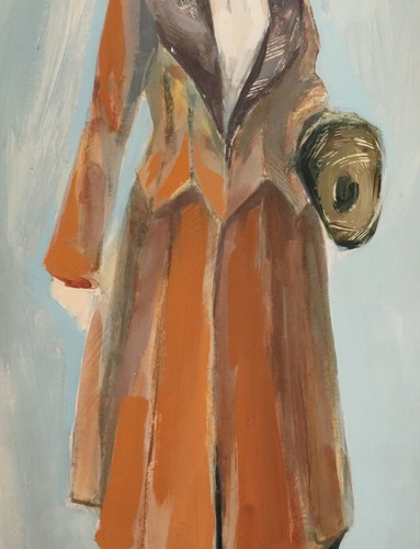 Vintage original gouache painting theatre costume design - Picture 11 of 13