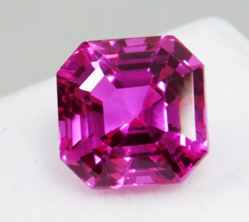 CERTIFICATO INCLUSO 6,80 Ct Zaffiro Rosa Naturale Splendida Gemma, Sri Lanka - Foto 4 di 10
