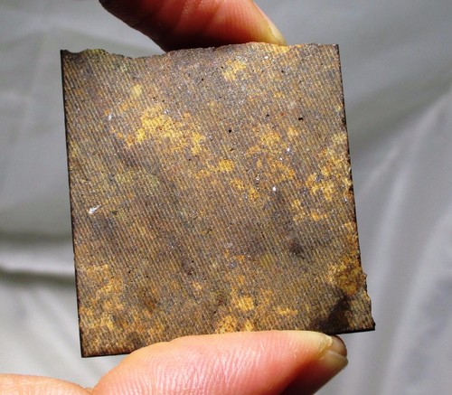 Gomez meteorite slice - 32.9 grams - Terry County, Texas found 1974 L6 - Picture 5 of 5