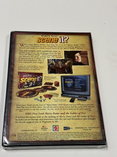 Harry Potter Scene It? The DVD Game Sampler Disc Nuevo Precintado - Imagen 2 de 4