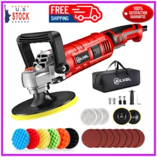 Buffer Polisher, 1600W 7 Inch/6 Inch Polisher for Car Detailing, Wax Machine, 7