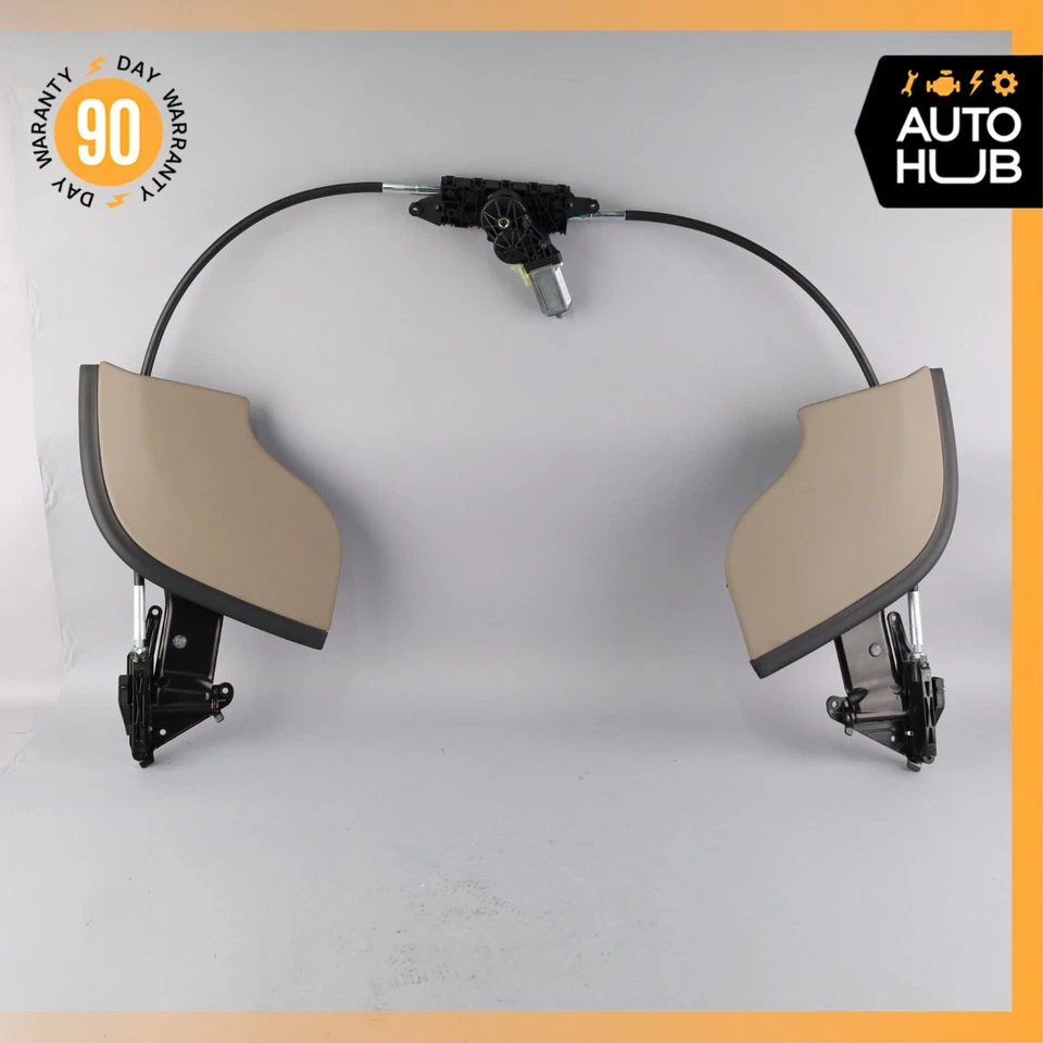 Abas laterais de porta-malas 07-12 Mercedes R230 SL550 SL63 AMG motor superior conversível fabricante de equipamento original - Imagem 2 de 4