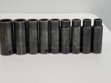 Matco 9 Pc Impact Socket Set 3/8” Drive mm