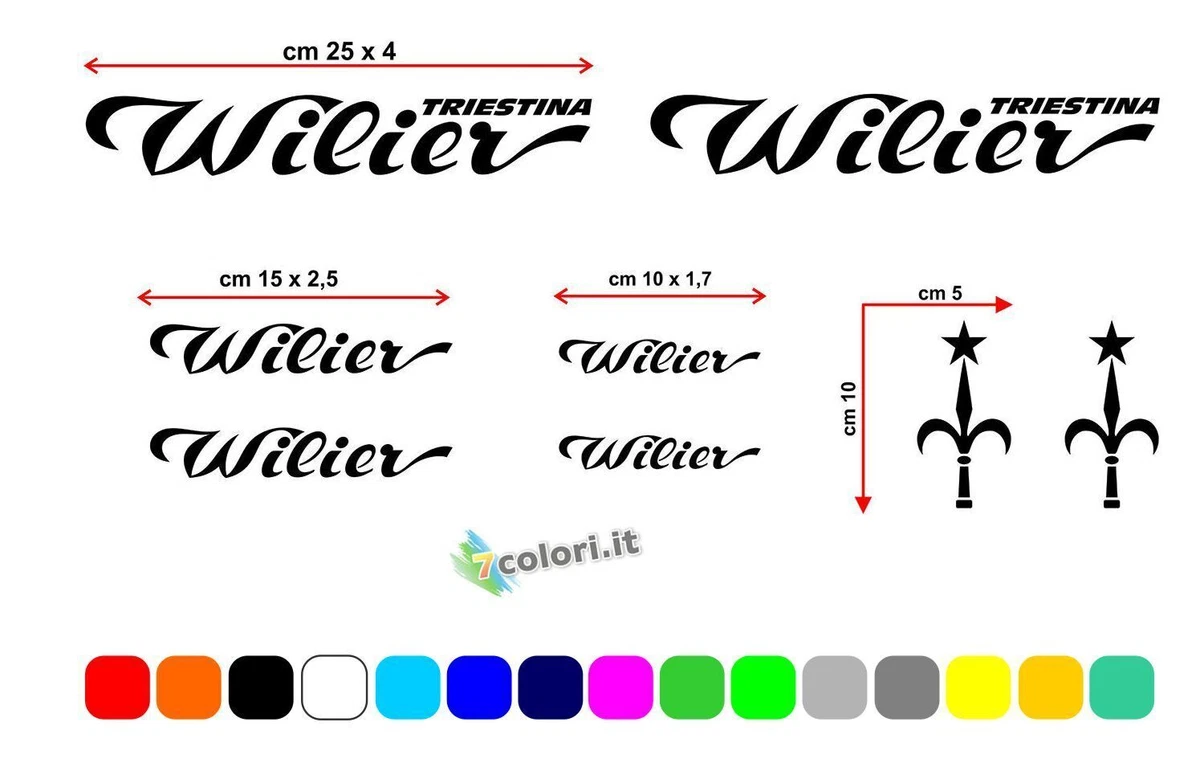 Wilier decals clearance