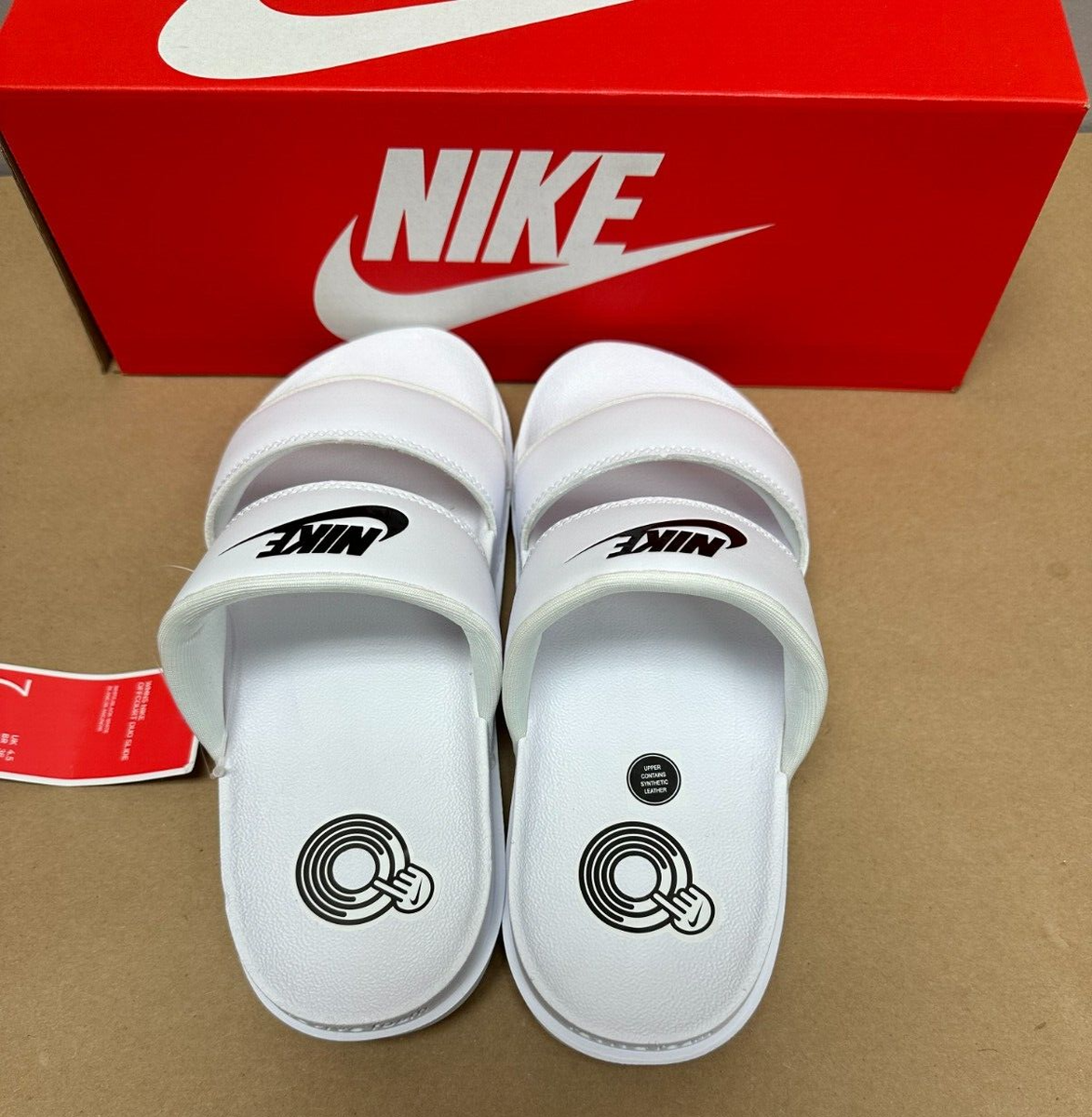 Women's Nike Offcourt Duo Slide Sandal White/Black DC0496