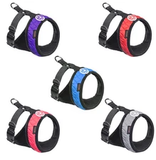 Gooby Fashion Harness Dog Puppy Small Breed XS S M L XL Choke Free Quilted