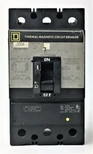 Square D KAL36175 3 Pole 175A 600V Molded Case Circuit Breaker