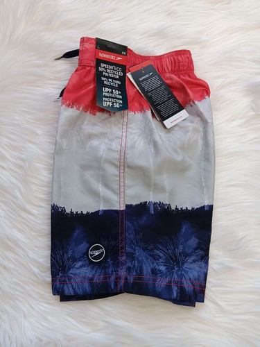 NWT Speedo Boy's Billion Beach Boardshort 17" Swim Trunks Size XS - Picture 5 of 8