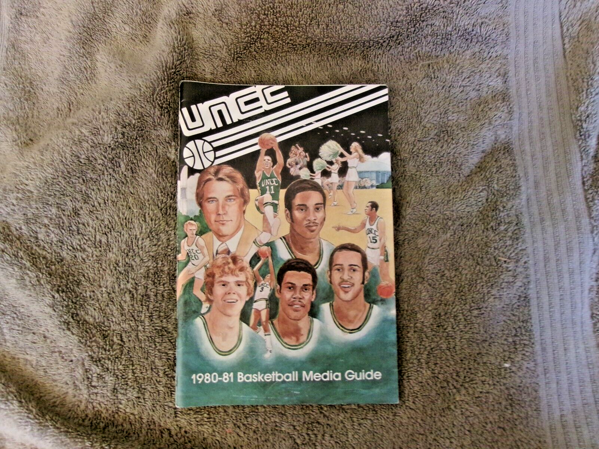 1980-81 UNC CHARLOTTE BASKETBALL MEDIA GUIDE Yearbook MELVIN