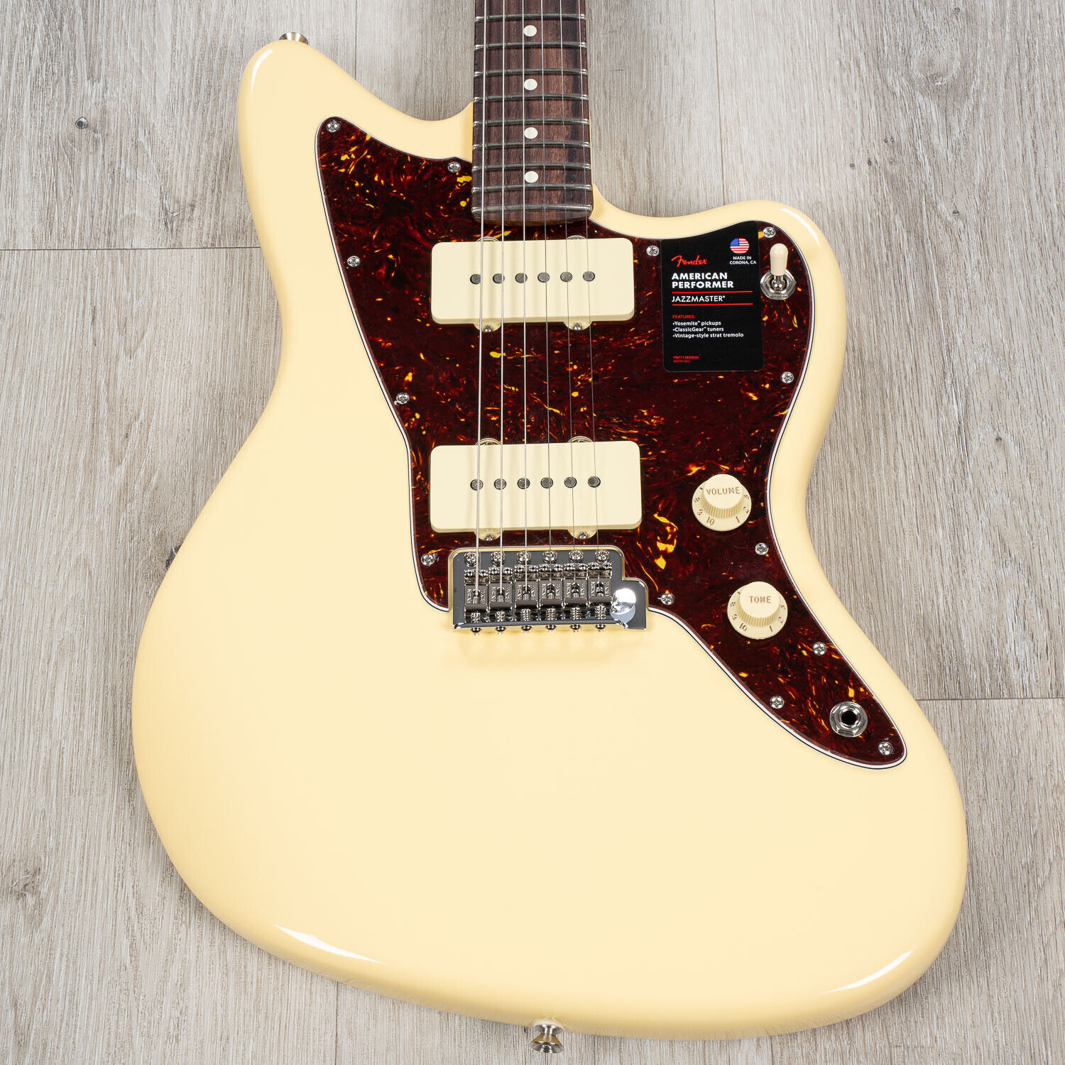 Fender American Performer Jazzmaster, Rosewood Fingerboard, Vintage White