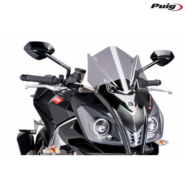 PUIG 5647H Fairing Racing Smoke Clear Aprilia 1000 Tuono ...