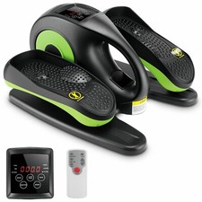 Under Desk Elliptical Electric Leg Exerciser for Seniors with Remote LCD Gifts