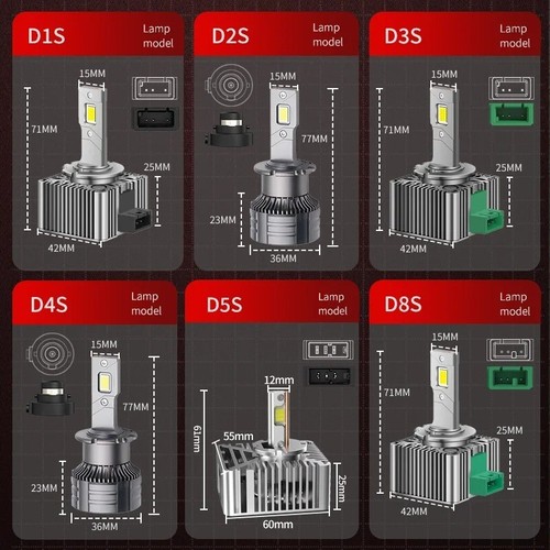 Bulb Xenon D1S 35W 8000K Original For Headlight Ballast Lights Hid 12V - Picture 6 of 6
