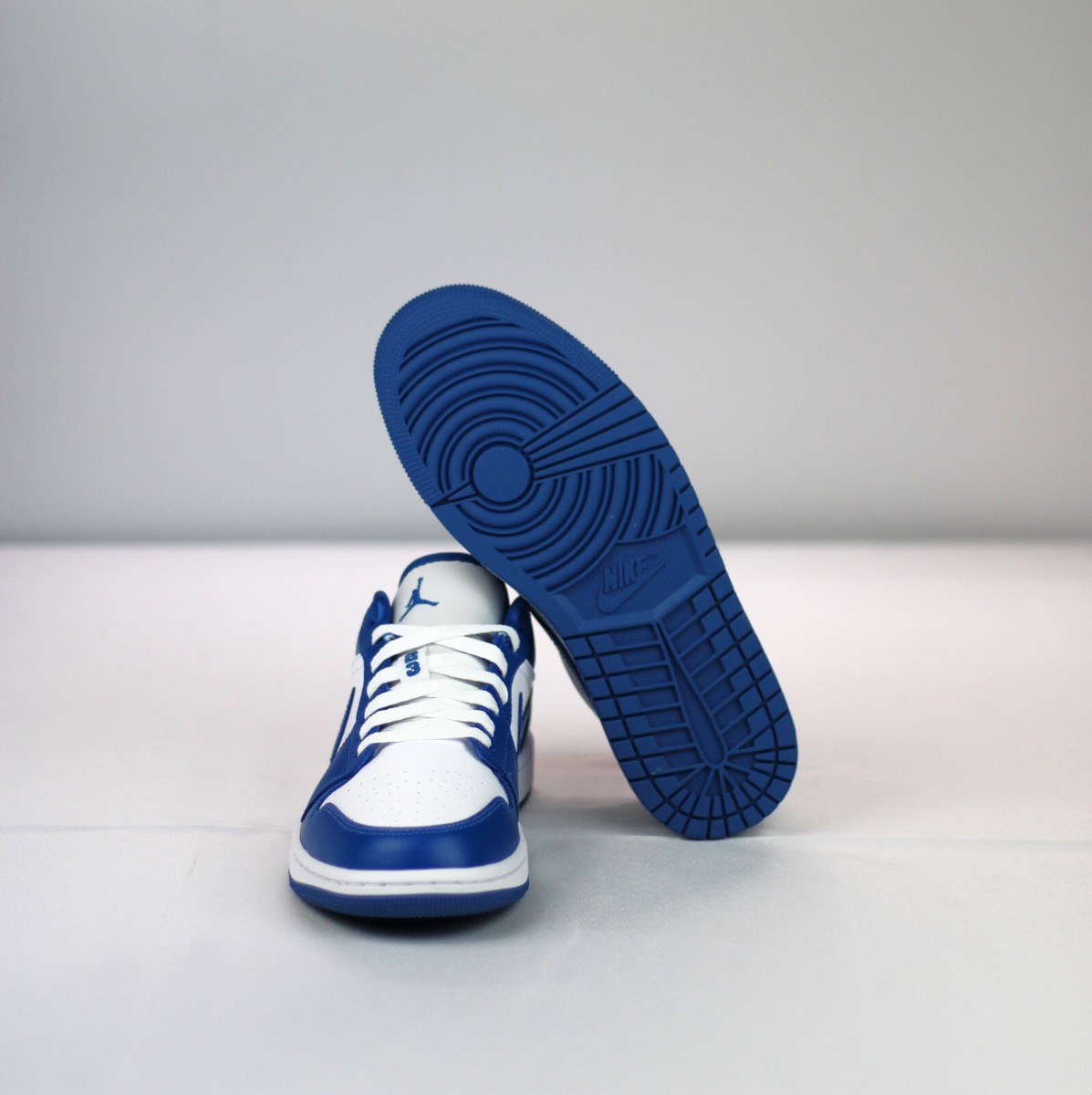 Size 10W - Nike Air Jordan 1 Low Dark Marina Blue Low Top Sneakers