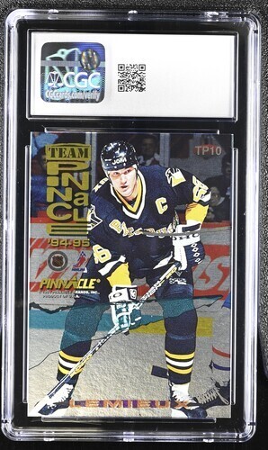 1994-95 Pinnacle Doug Gilmour Mario Lemieux Team Pinnacle #TP10 CGC 10 - Picture 2 of 2
