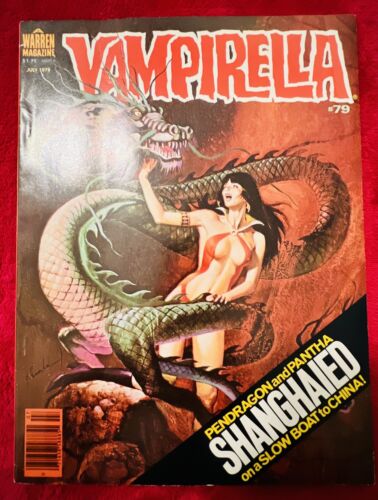 Vampirella Comic Vampi #79 juillet 1979 Pendragon & Pantha SHANGHAIED - Photo 1/4