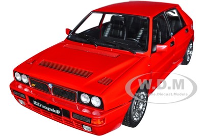 1991 LANCIA DELTA HF INTEGRALE ROSSO CORSA RED 1/18 DIECAST CAR SOLIDO S1807801