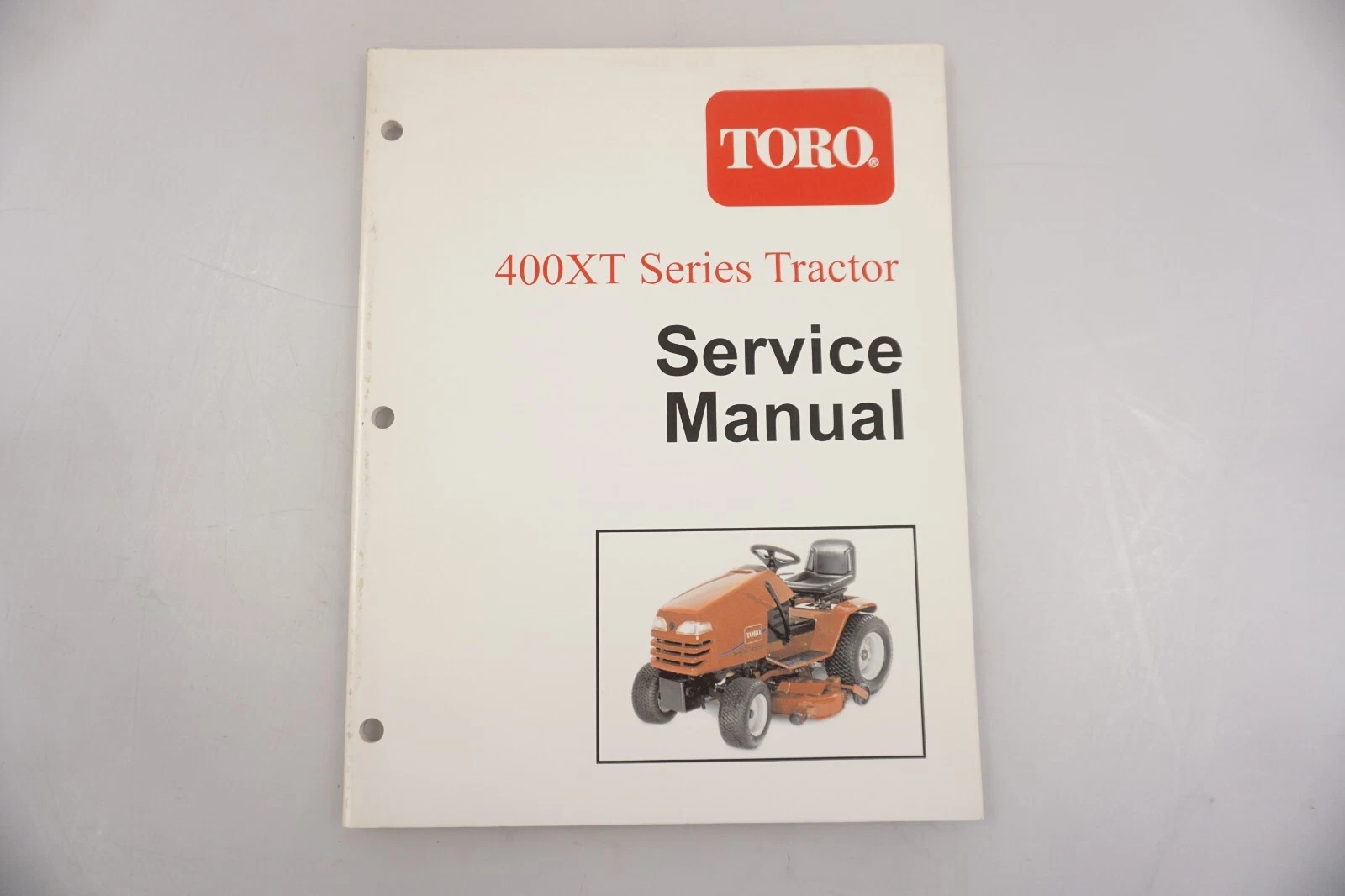 Toro 400XT Series Tractor Service Shop Manual 492-4779