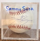 Sammy Sosa Signed Baseball