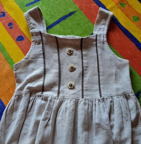 DRESS VINTAGE EISENO TRACHTEN OKTOBERFEST DIRNDL TYROL IVORY GIRL-SIZE:US8/EU128 - Picture 4 of 8