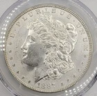 1887 P Morgan Dollar MS 64 PCGS VAM-3 LDS BU 90% Silver