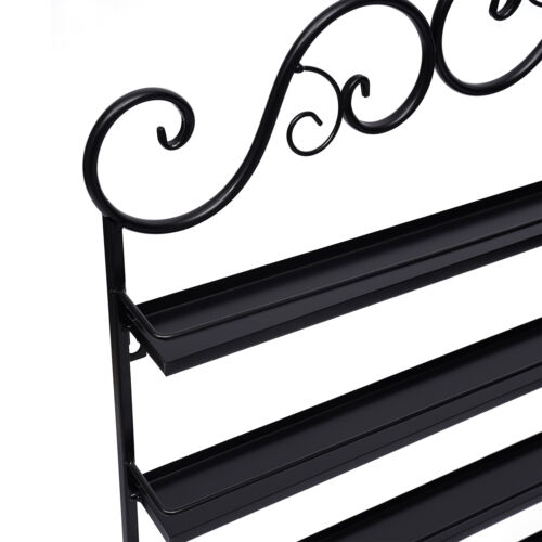 Estante organizador de exhibición montado en la pared soporte metal 5 niveles OFERTA - Imagen 16 de 17