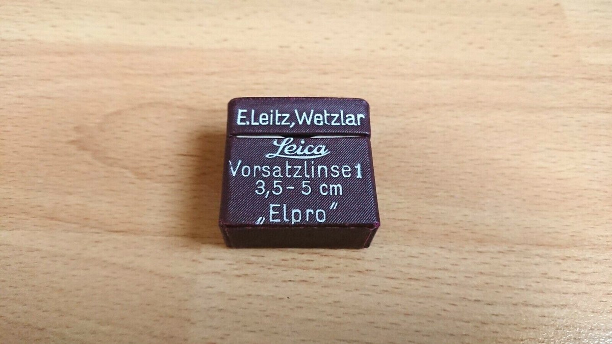 Leitz Wetzlar Elpro レンズフィルター Vintage Leitz Wetzlar Elpro 2* Lens Filter Vorsatzlinse 1 3,5-5cm