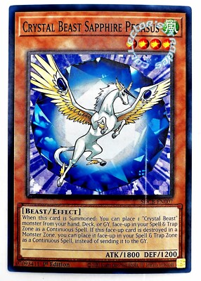 ''Crystal Beast Sapphire Pegasus''SDCB-EN007(C)Yugioh Legend of the Crystal Beasts