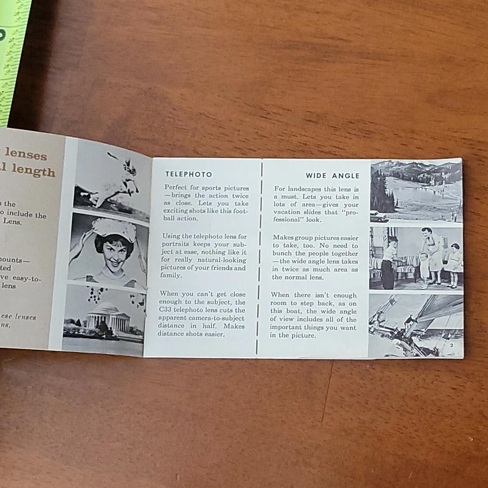 ACCESSORY LENSES FOR ARGUS C 33 VINTAGE OLD MANUAL - Image 2 of 4