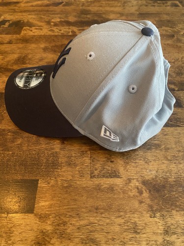 New W/Tags New Era 9Forty Adjustable New York Yankees Hat, Grey/Blue,snapback - Picture 2 of 5
