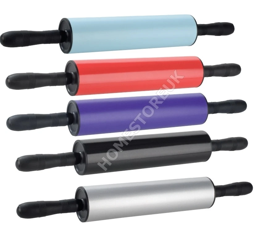 TALA NON STICK ROLLING PIN SILICONE SOFT GRIP HANDLE BAKING UTENSIL PASTRY CAKE