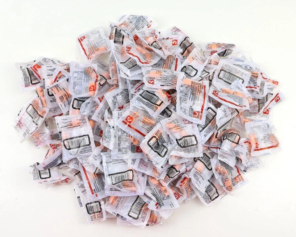 Tapones para los oídos de espuma desechables 3M ayuda para dormir trabajo de disparo reducción de ruido NRR 29 Foto 3 de 4