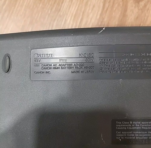 Canon Printer BJC 70 Portible Color Printer Powers On - Picture 5 of 6