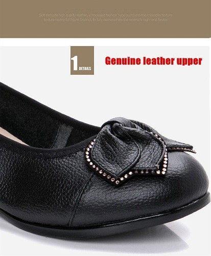 Comfortable Women Loafers Genuine Leather Flat Shoes Woman Shoes Women Flats - Picture 20 of 29