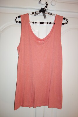 Ladies Salmon Pink Vest Top 16 Matalan Falmer Heritage Camisole