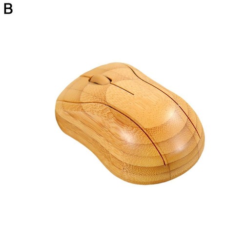 Keyboard Bamboo Mouse Wireless Wooden Combo Set Natural Devices Environment U1N - Afbeelding 16 van 18