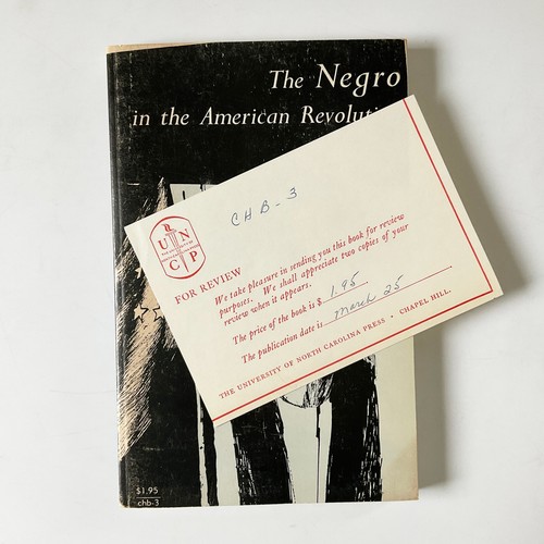 The Negro in the American Revolution Benjamin Quarles ARC Softcover Book - Picture 6 of 17