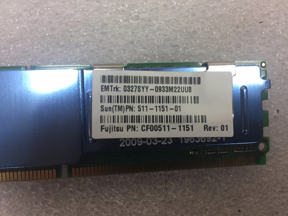 511-1151-01 CF00511-1151 0327SYY-0935M22Y88 MT18GTF25672FDY-667E2D6 2GB RAM - Image 3 of 3