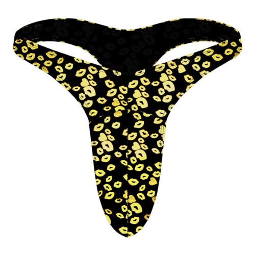 Infradito Da Uomo Mutandine Perizoma T-Back Lingerie Stampata Biancheria & - Foto 25 di 36